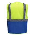 YOKO Recycelte Sicherheitsweste mit Reflexstreifen, Hi-Vis Orange S, YK820 – Bild 4