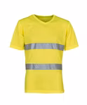 YOKO T-Shirt Col V Hi-Vis avec Tissu Mesh, Hi-Vis Yellow M, YK910 – image 3