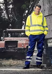 YOKO Hi-Vis Safety Shirt with Reflective Stripes, Hi-Vis Orange S, YKK06 – image 2
