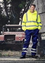 YOKO Hi-Vis Sicherheits-Shirt mit Reflektorstreifen, Hi-Vis Orange S, YKK06 – Bild 1