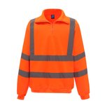 YOKO Hi-Vis Sicherheits-Shirt mit Reflektorstreifen – Hi-Vis Orange