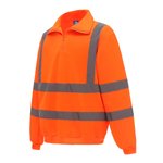 YOKO Hi-Vis Sicherheits-Shirt mit Reflektorstreifen, Hi-Vis Orange S, YKK06 – Bild 4