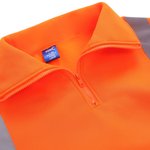 YOKO Hi-Vis Sicherheits-Shirt mit Reflektorstreifen, Hi-Vis Orange S, YKK06 – Bild 5
