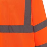 YOKO Hi-Vis Sicherheits-Shirt mit Reflektorstreifen, Hi-Vis Orange S, YKK06 – Bild 6