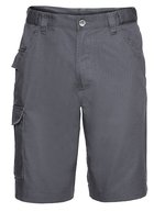 Russel Cargo-Shorts aus Polycotton mit Tasche – Convoy Grey (Solid)