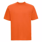 Russel Russell Baumwoll T-Shirt mit Doppelnaht, Black L, Z010 – Bild 3
