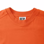 Russel Russell Baumwoll T-Shirt mit Doppelnaht, Black L, Z010 – Bild 6