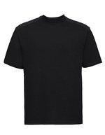 Russel Russell Baumwoll T-Shirt mit Doppelnaht – Black