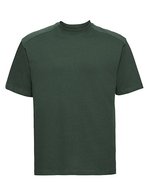 Russel Russell Baumwoll T-Shirt mit Doppelnaht – Bottle Green
