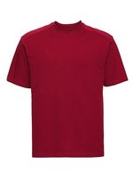 Russel Russell Baumwoll T-Shirt mit Doppelnaht – Classic Red