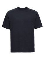 Russel Russell Baumwoll T-Shirt mit Doppelnaht – French Navy