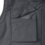 Russel Fleckenabweisende Workwear-Weste mit Taschen in, Black XS, Z014 – Bild 7