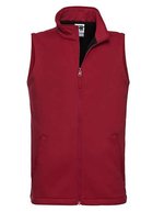Russel Atmungsaktive Softshell-Weste mit Teflon-Beschichtung – Classic Red