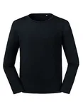 Russel Pure Organic Langarm-T-Shirt aus Bio-Baumwolle, slim, Black XL, Z100M – Bild 1