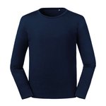 Russel Pure Organic T-Shirt a maniche lunghe in Cotone Biologico, slim, Black XS, Z100M – immagine 3