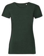 Russel Pure Organic Körperbetontes Bio-Baumwoll T-Shirt – Bottle Green