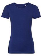 Russel Pure Organic Körperbetontes Bio-Baumwoll T-Shirt – Bright Royal