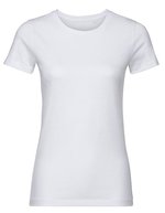 Russel Pure Organic Körperbetontes Bio-Baumwoll T-Shirt – White