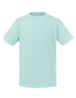Russell Pure Organic Organic Cotton T-Shirt with Slim Collar, Aqua 104 (S), Z108K – image 2