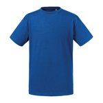 Russell Pure Organic Organic Cotton T-Shirt with Slim Collar, Aqua 104 (S), Z108K – image 3