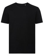 Russel Pure Organic Bio-Baumwoll T-Shirt mit modernem Schnitt – Black