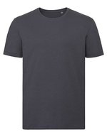Russel Pure Organic Bio-Baumwoll T-Shirt mit modernem Schnitt, White XS, Z108M – Convoy Gris (Uni)