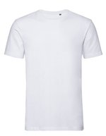 Russel Pure Organic Bio-Baumwoll T-Shirt mit modernem Schnitt – White