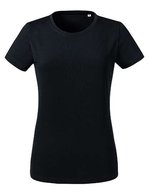 Russel Pure Organic T-Shirt aus 100% Bio-Baumwolle für Damen, Black XS, Z118F – Bild 2