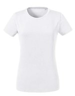 Russel Pure Organic T-Shirt aus 100% Bio-Baumwolle für Damen, Black XS, Z118F – White