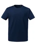 Russell Pure Organic Organic Cotton T-Shirt with Optimal Fit in, Black XS, Z118M – French Navy
