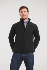 Russel Atmungsaktive Softshell-Jacke mit Taschen, Azure Blue XS, Z140 – Bild 1