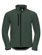 Russel Atmungsaktive Softshell-Jacke mit Taschen – Bottle Green