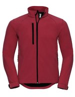 Russel Atmungsaktive Softshell-Jacke mit Taschen – Classic Red