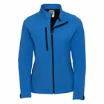 Russel Giacca Softshell con fodera in Pile da Donna, Azure Blue M, Z140F – immagine 3