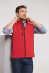 Russell Breathable Softshell Vest with Microfleece, Azure Blue L, Z141 – image 2