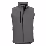Russell Breathable Softshell Vest with Microfleece, Azure Blue L, Z141 – image 3