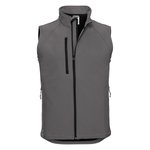 Russel Atmungsaktive Softshell-Weste mit Microfleece, Azure Blue M, Z141 – Bild 3