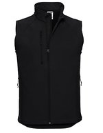 Russel Atmungsaktive Softshell-Weste mit Microfleece – Black