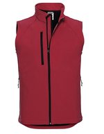 Russel Atmungsaktive Softshell-Weste mit Microfleece – Classic Red