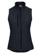 Russel Softshell Weste mit Taschen für Damen, Azure Blue XS, Z141F – Blu navy francese