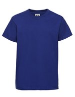 T-Shirt mit Ripp-Kragen für Kinder – Bright Royal