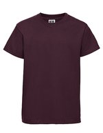 Russel Russell Kids´ Classic T-Shirt White 90 (XS) (Z180K), Z180K – Bordeaux
