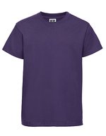 Russel Russell Kids´ Classic T-Shirt White 90 (XS) (Z180K), Z180K – Violet