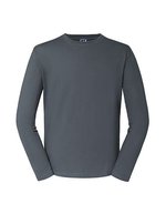 Russel Langarm-T-Shirt aus 100% Baumwolle – Convoy Grey (Solid)