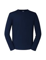 Russel Langarm-T-Shirt aus 100% Baumwolle – French Navy