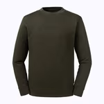 Russel Pure Organic Sweat-Shirt en Coton Bio avec Poignets Côtelés, Aqua XS, Z208M – image 3