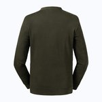 Russel Pure Organic Bio-Baumwolle Sweatshirt mit Ripp-Bündchen, Aqua XS, Z208M – Bild 4