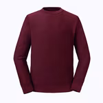 Russel Pure Organic Sweat-Shirt en Coton Bio avec Poignets Côtelés, Aqua XS, Z208M – Burgundy