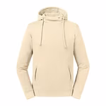 Russel Pure Organic Sweat à Capuche en Coton Bio Col Haut, Stone L, Z209M – image 3