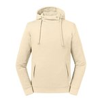 Russel Pure Organic Pullover con cappuccio in Cotone Biologico collo alto, Aqua XS, Z209M – immagine 3